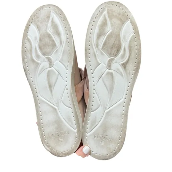 Alexandre Birman Women's Nude Clarita Sneakers Size 40