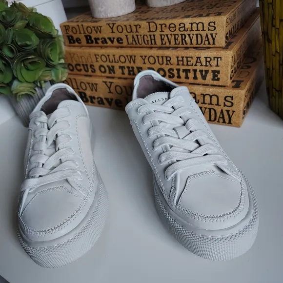 All Saints Milla Suede Lace Up Sneakers