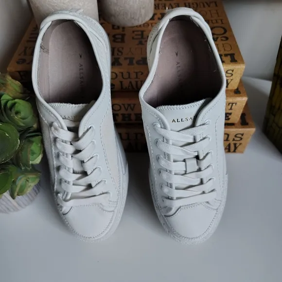 All Saints Milla Suede Lace Up Sneakers
