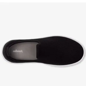 Allbirds Men's Tree Black Wool Loungers, men’s slip on shoes