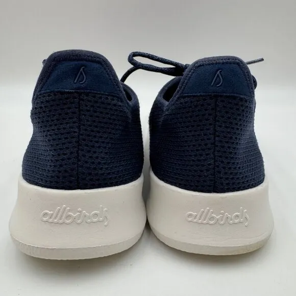 Allbirds Mens Tree Dasher Navy Blue/White Running Shoes Size 11 Lightweight