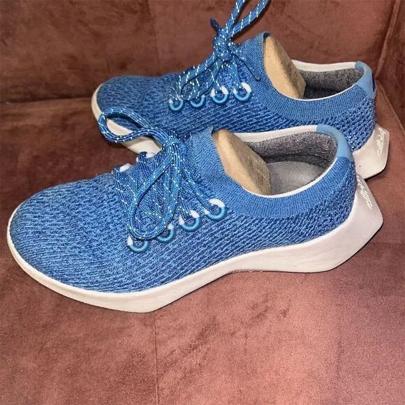 Allbirds Tree Dasher 2 Women's Blue Running Shoes Size 8.5
