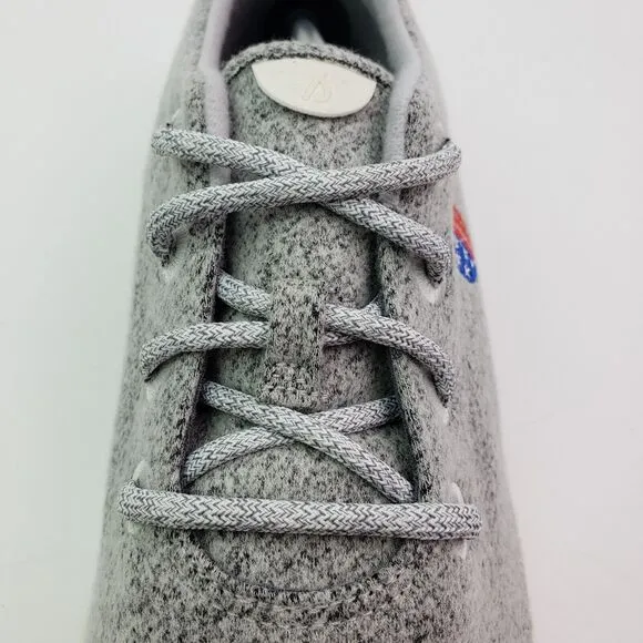 Allbirds Wool Runner RAGA Logo Mens Size 13 Gray Lace Up Casual Sneaker Shoes