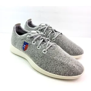 Allbirds Wool Runner RAGA Logo Mens Size 13 Gray Lace Up Casual Sneaker Shoes