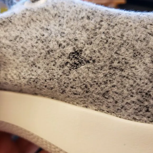 Allbirds Wool Runner RAGA Logo Mens Size 13 Gray Lace Up Casual Sneaker Shoes