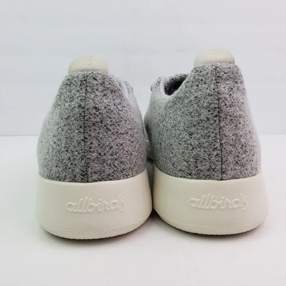 Allbirds Wool Runner RAGA Logo Mens Size 13 Gray Lace Up Casual Sneaker Shoes