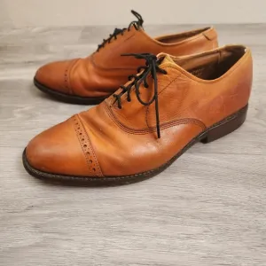 Allen Edmonds Brown Shoes Size 6.5 Byron Cap Toe Lace Up Classic Fit  Brogue