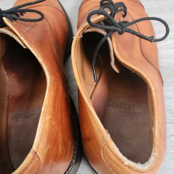 Allen Edmonds Brown Shoes Size 6.5 Byron Cap Toe Lace Up Classic Fit  Brogue