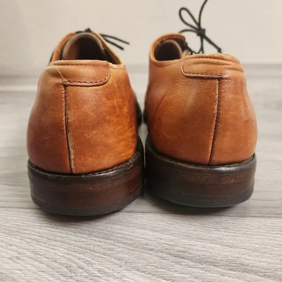 Allen Edmonds Brown Shoes Size 6.5 Byron Cap Toe Lace Up Classic Fit  Brogue