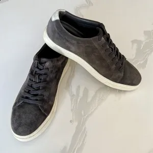 Allen Edmonds Canal Court Gray Suede Sneakers Men Sz 9 D