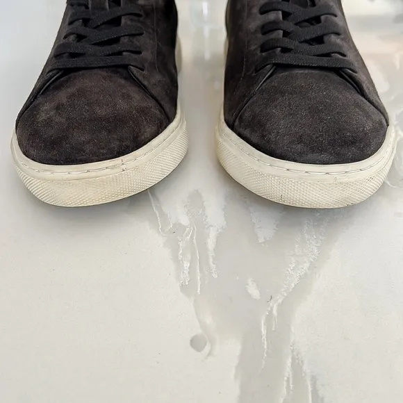 Allen Edmonds Canal Court Gray Suede Sneakers Men Sz 9 D