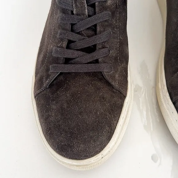 Allen Edmonds Canal Court Gray Suede Sneakers Men Sz 9 D