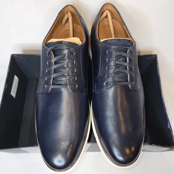 Allen Edmonds Carson Derby in Navy, Men's US Size 10D