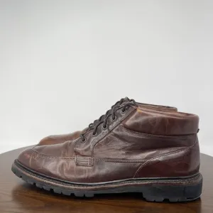 Allen Edmonds Cascade Chukka Boots Men's 9.5B Brown Leather Vibram Moc Toe 6164
