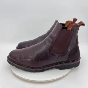 Allen Edmonds Grafton Men Size 14 3E Snuff Brown Leather Slip On Chelsea Boot