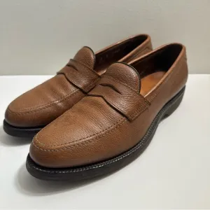 Allen Edmonds Hamilton Men’s Size 10 B Boar Leather Slip On Loafer Shoes VIBRAM‎