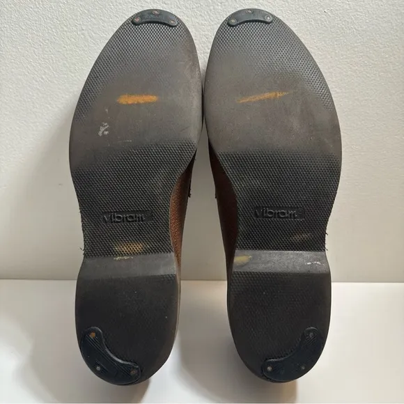 Allen Edmonds Hamilton Men’s Size 10 B Boar Leather Slip On Loafer Shoes VIBRAM‎