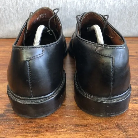 Allen Edmonds Leeds Men’s Size 11.5 3E Wide Black Leather Shoes 9521 Vibram