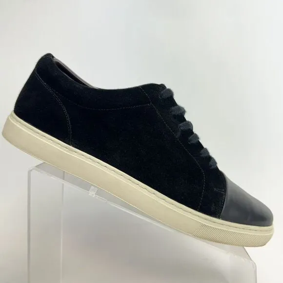 Allen Edmonds Port Washington Cooper Courtside Brown Suede Sneakers Mens Size 10