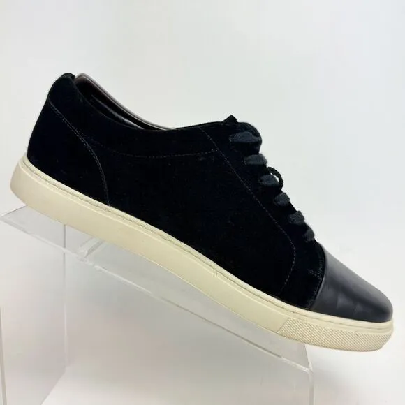 Allen Edmonds Port Washington Cooper Courtside Brown Suede Sneakers Mens Size 10
