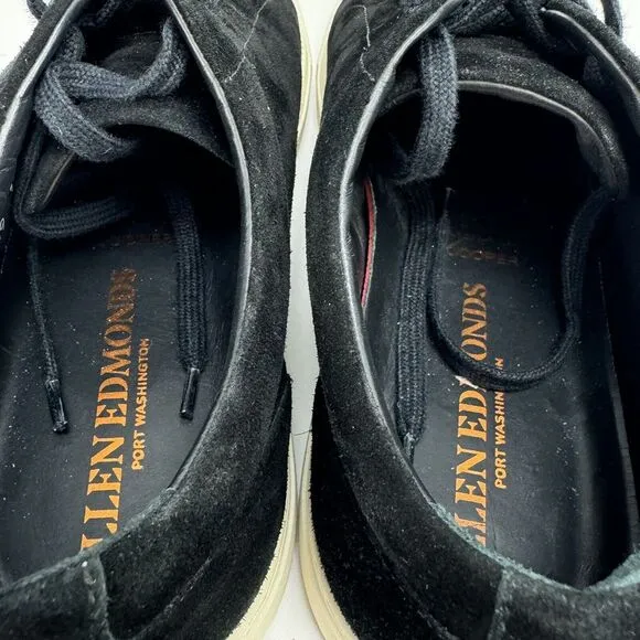 Allen Edmonds Port Washington Cooper Courtside Brown Suede Sneakers Mens Size 10