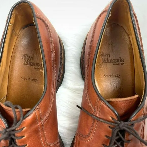Allen Edmonds‎ STOCKBRIDGE Brown Genuine Leather