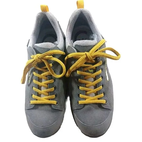 Allrounder By Mephisto Rising-Tex Grey/Yellow Mens 7 Women's 8.5 Shoes
