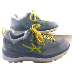 Allrounder By Mephisto Rising-Tex Grey/Yellow Mens 7 Women's 8.5 Shoes