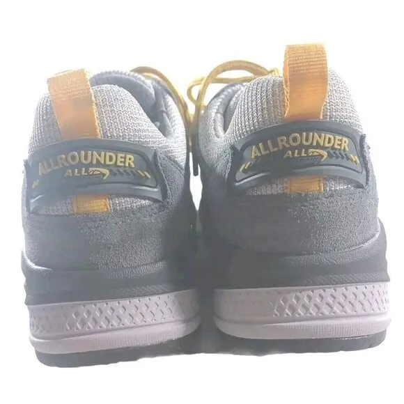 Allrounder By Mephisto Rising-Tex Grey/Yellow Mens 7 Women's 8.5 Shoes