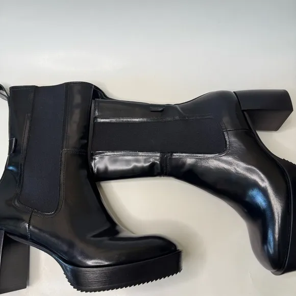 AllSaints Lottie Patent Leather Boots