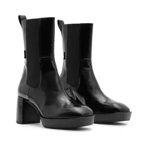 AllSaints Lottie Patent Leather Boots