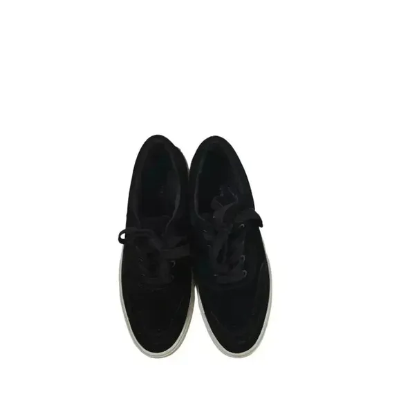 Allsaints Mercia Suede Black Plataform Sneakers Size 40