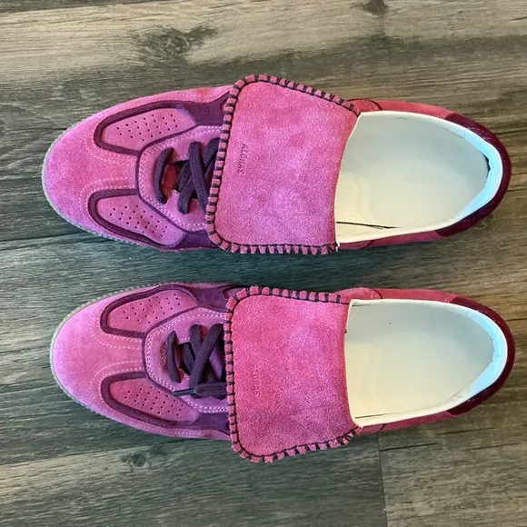 ALOHAS burgundy Suede Sneakers