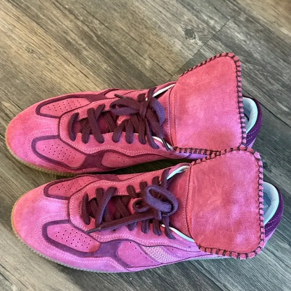 ALOHAS burgundy Suede Sneakers