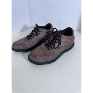 &quot;ROCKPORT&quot; World Tour Mens Classic BR Lace UP Shoes Mink Oil Treated No Insoles