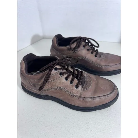 &quot;ROCKPORT&quot; World Tour Mens Classic BR Lace UP Shoes Mink Oil Treated No Insoles