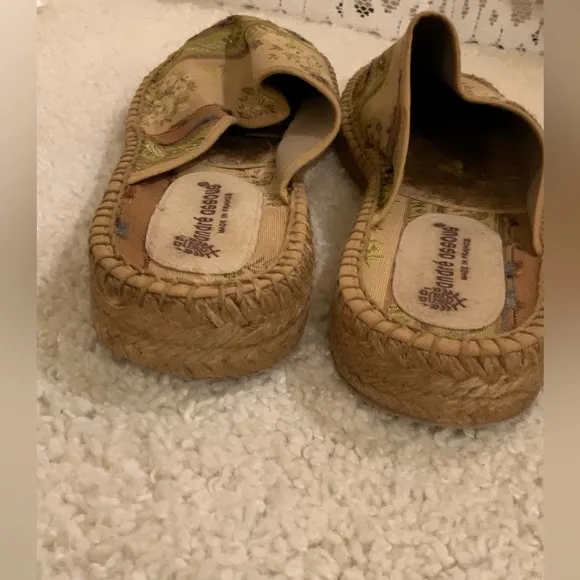 ANDRE ASSOUE MADE IN FRANCE 🇫🇷 WOMENS OPEN BACK SLIP ON SHOES