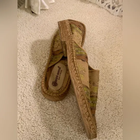 ANDRE ASSOUE MADE IN FRANCE 🇫🇷 WOMENS OPEN BACK SLIP ON SHOES
