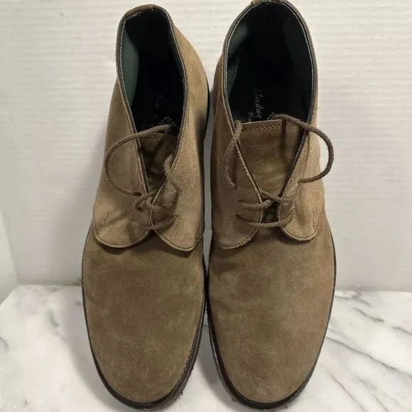 Andrea Ventura Firenze men’s chukka suede boots sz 42 1/2 EU 11.5 US Italy