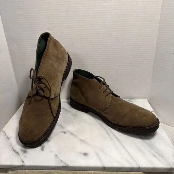 Andrea Ventura Firenze men’s chukka suede boots sz 42 1/2 EU 11.5 US Italy