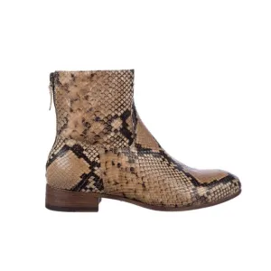 Anthology Paris Python Leather Boots - NEW