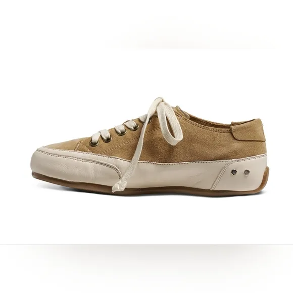 Anthropologie Beek Sandpiper Suede Sneakers in Stone