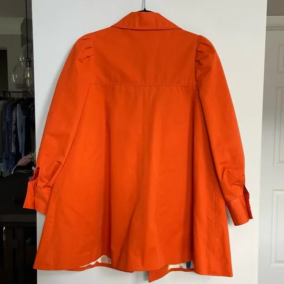 Anthropologie elevenses Short Trench Coat, A-Line, Size 2