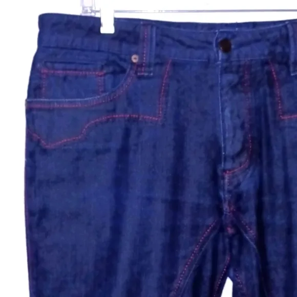 Antik DENIM Blue Button-fly, Flare Leg Jeans, 36W / 33L