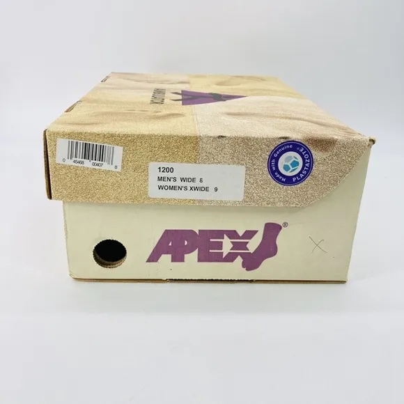 Apex Ambulator Black 1200 Balance Strap Shoes Men’s 8 Wide Women’s 9 Extra Wide