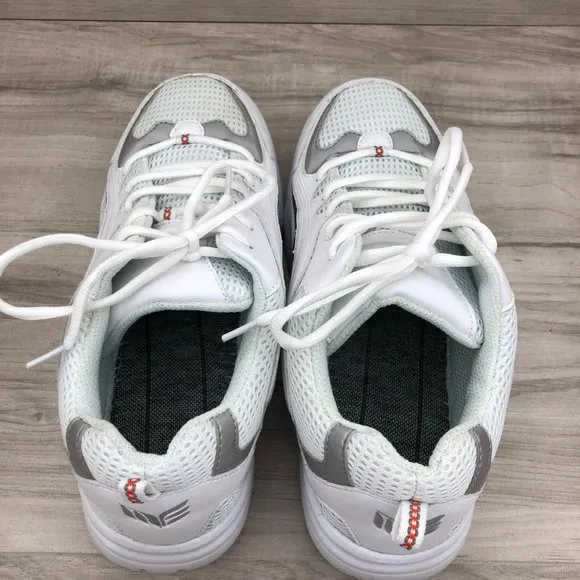 Apis Mt. Emey Shoes Mens 9 M/W (D/2E) 9701-3L White Leather Therapeutic Sneakers