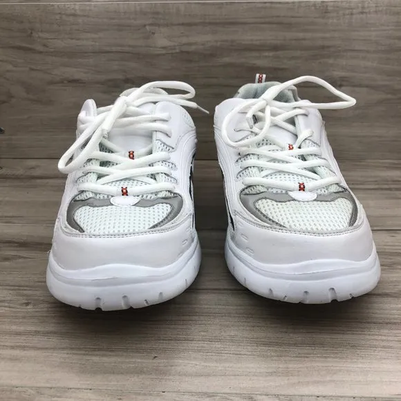 Apis Mt. Emey Shoes Mens 9 M/W (D/2E) 9701-3L White Leather Therapeutic Sneakers