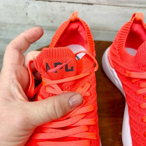 APL TechLoom Wave Mens Size 5.5 Sneakers Impulse Red White Athletic Shoes