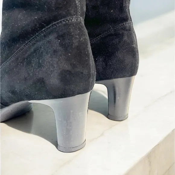 Aquatalia Rhumba Suede Knee-High Boots - Size 8