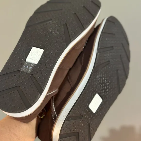 Ariat Leather Cruise Slip-On Brown Shoes